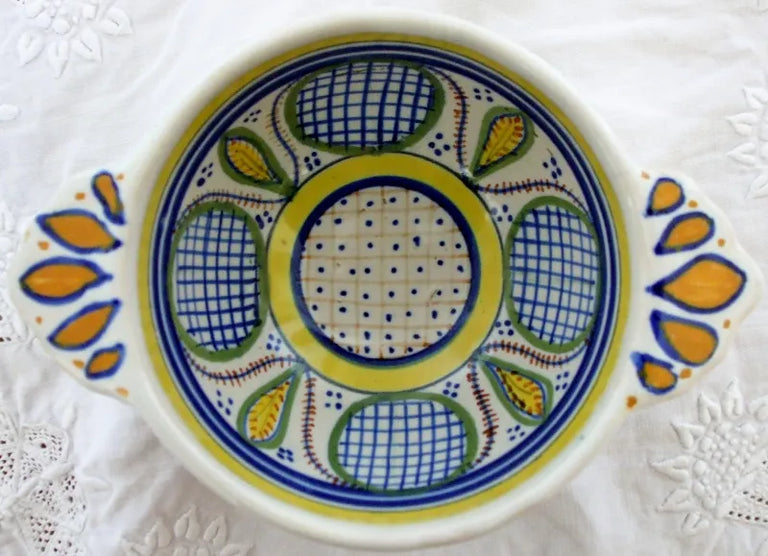 Vintage Henriot Quimper French Faience Ecuelle