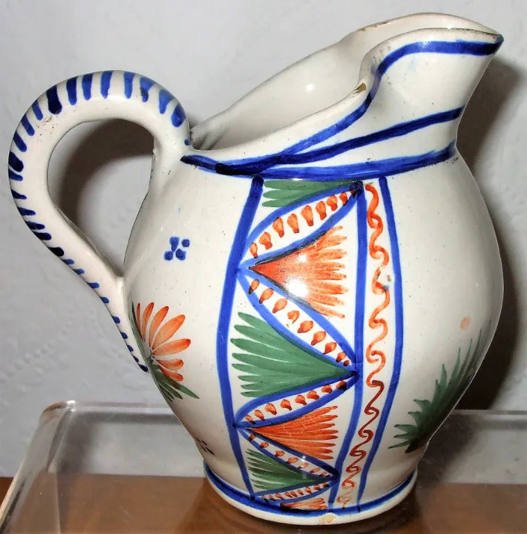 Vintage Henriot Quimper French Faience Jug