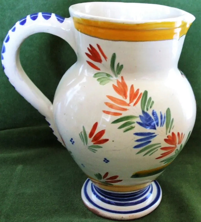 Vintage Henriot Quimper French Faience Jug