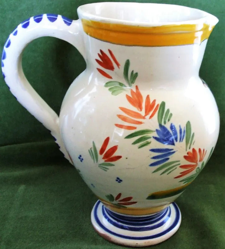 Vintage Henriot Quimper French Faience Jug