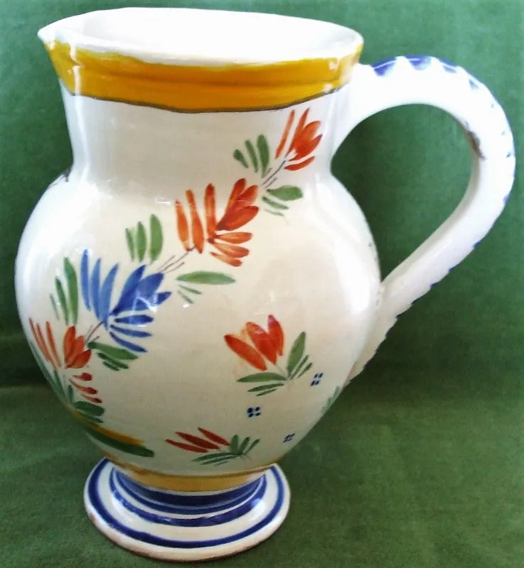 Vintage Henriot Quimper French Faience Jug