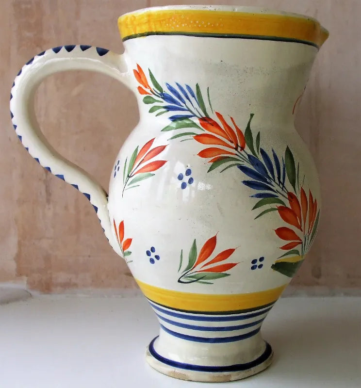 Vintage Henriot Quimper French Faience Jug