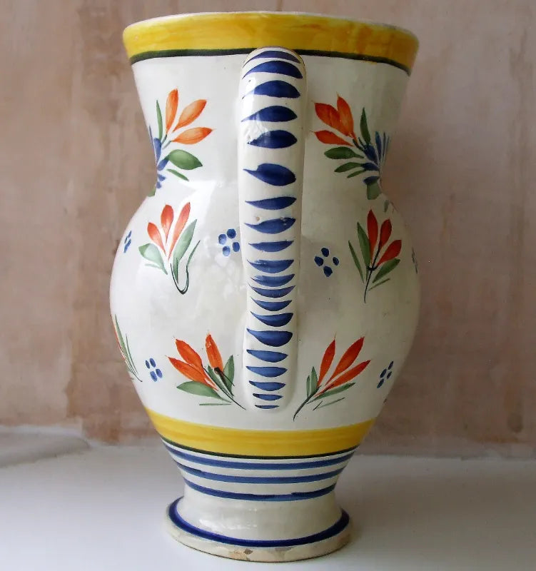 Vintage Henriot Quimper French Faience Jug