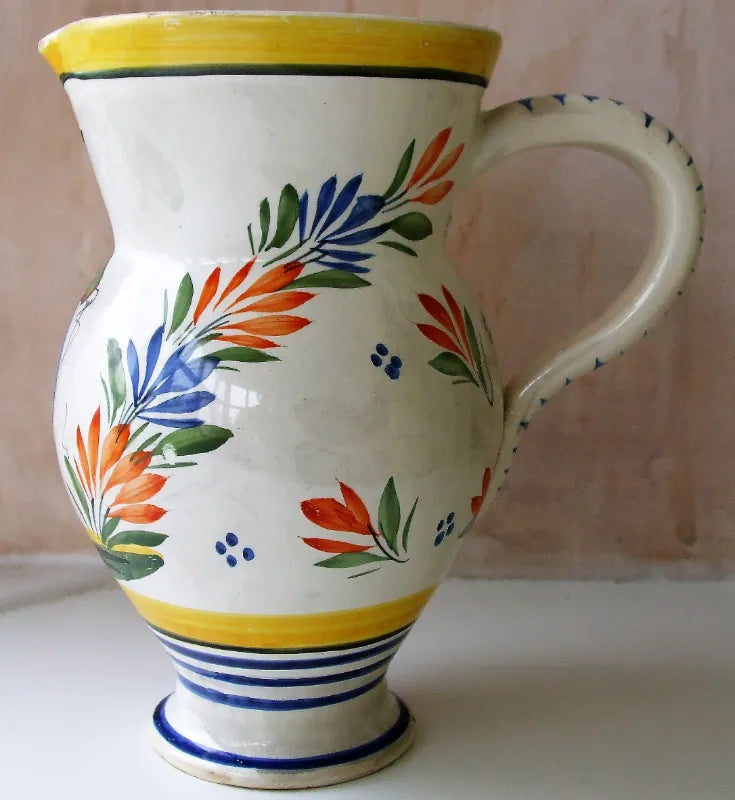 Vintage Henriot Quimper French Faience Jug
