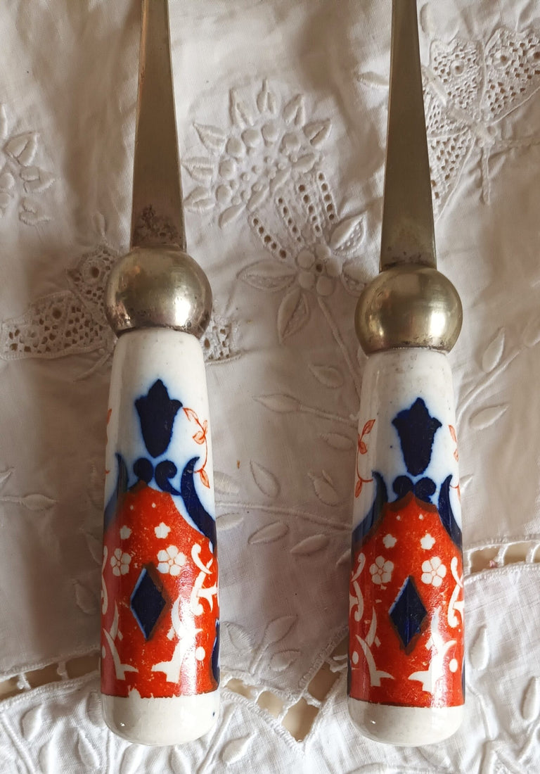 Hexagon Salad Servers 1c