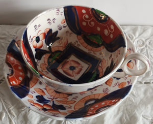 Hexagon Tea Cup and Saucer 4a