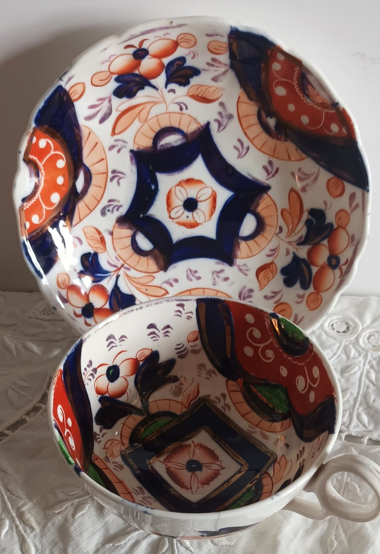 Antique Victorian Gaudy Welsh 