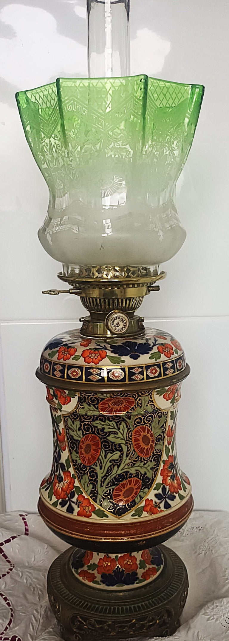 Hinks Taylor Tunnicliff Oil Lamp 1b