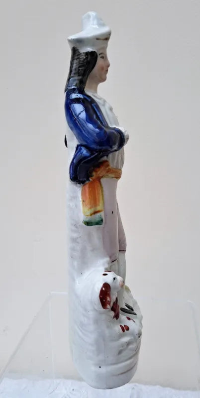 Antique Victorian Staffordshire Figure ~ 