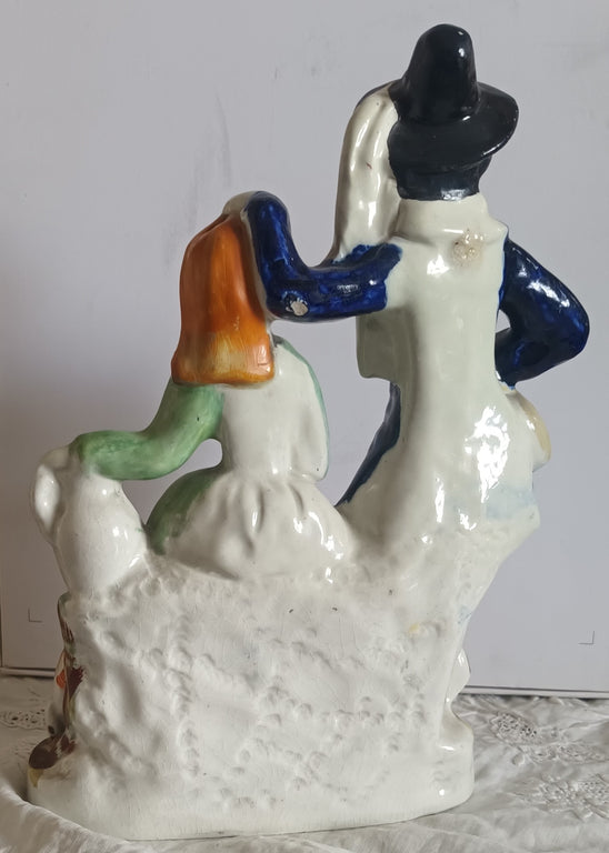Antique Victorian Staffordshire Figure 