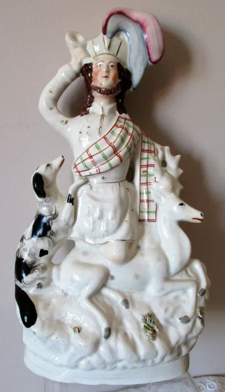 Antique Victorian Staffordshire Figure ~ 