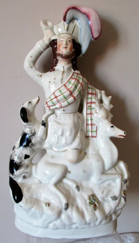 Antique Victorian Staffordshire Figure ~ 