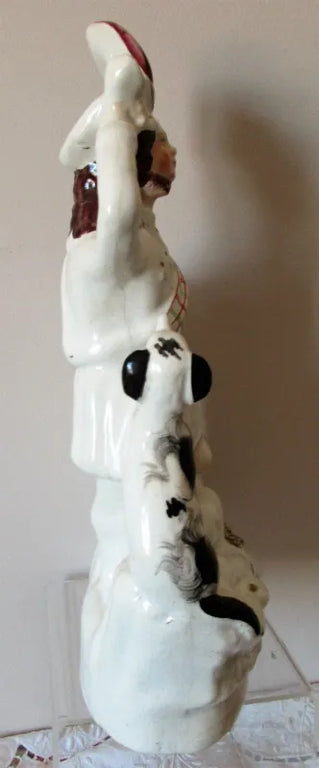 Antique Victorian Staffordshire Figure ~ 
