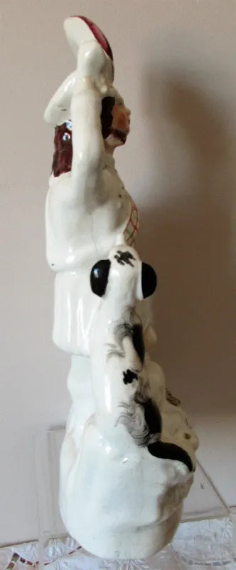 Antique Victorian Staffordshire Figure ~ 