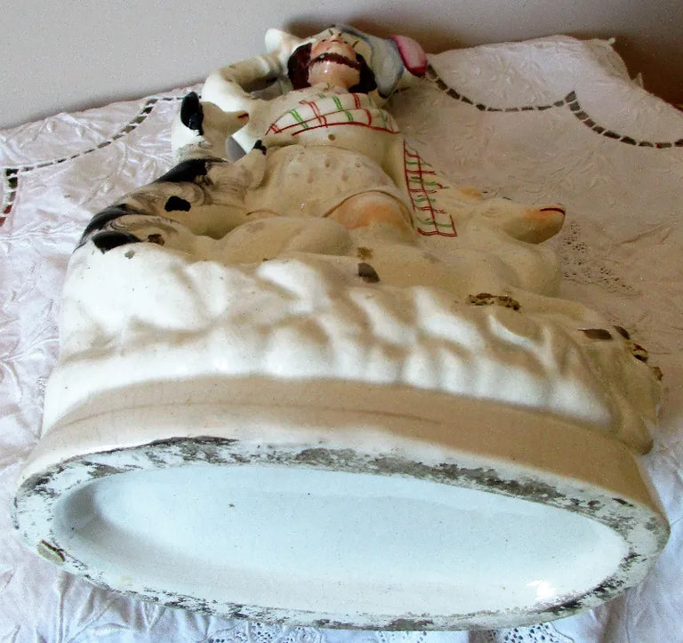 Antique Victorian Staffordshire Figure ~ 