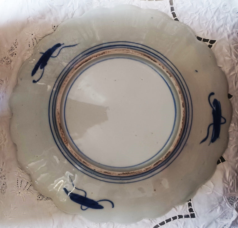 Antique Japanese Meiji Period Imari Porcelain Dish