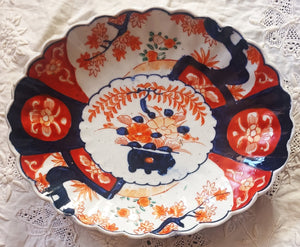 Antique Japanese Meiji Period Imari Dish