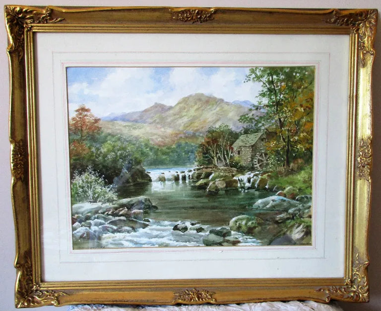 In North Wales ~ Watercolour ~ Reg Johnson ~ c. 1985
