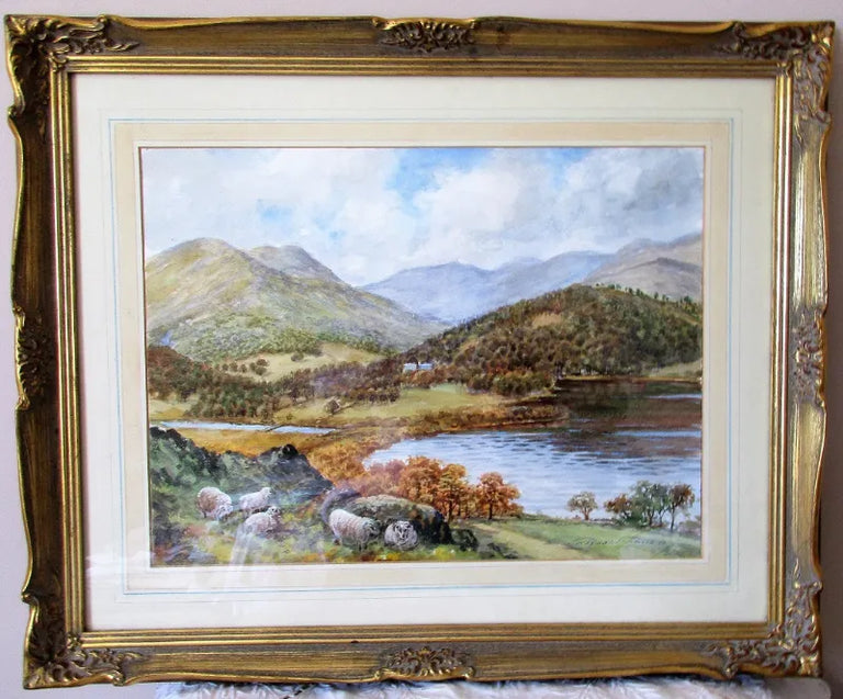 In the Lake District ~ Watercolour ~ Reg Johnson ~ c. 1991
