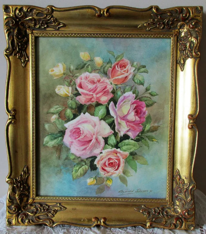 In the Pink ~ Watercolour ~ Reginald Johnson ~ c. 1991