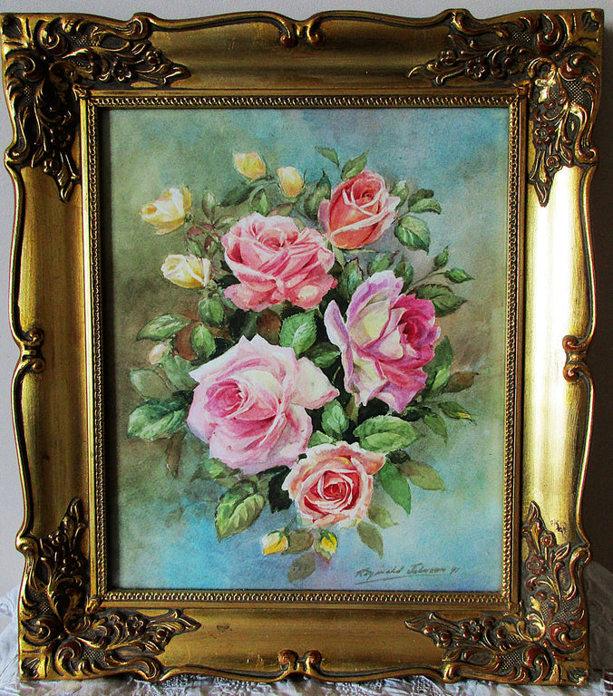 In the Pink ~ Watercolour ~ Reginald Johnson ~ c. 1991