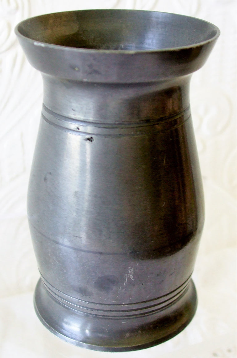 Irish Pewter Gill Measure 1d