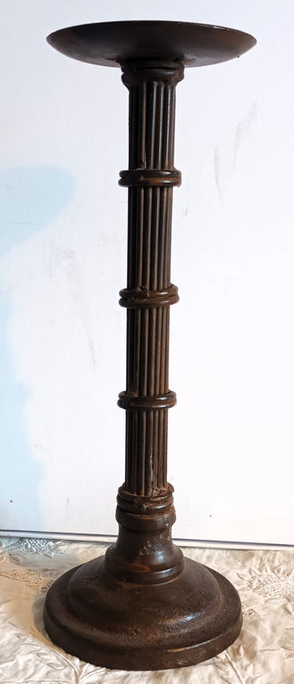 Antique Victorian Cast Iron Pricket Candlestick