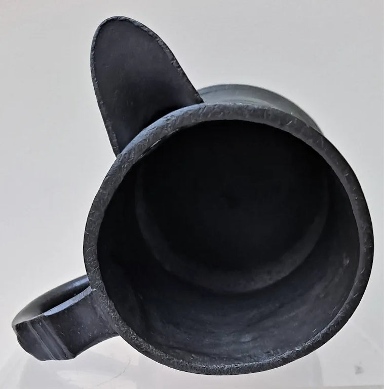 Antique English Georgian Pewter Pint Tavern Jug ~ James Yates
