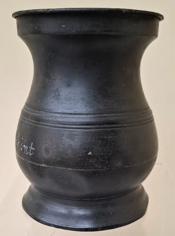 Set of 3 Antique Georgian Pewter Baluster Measures ~ James Yates
