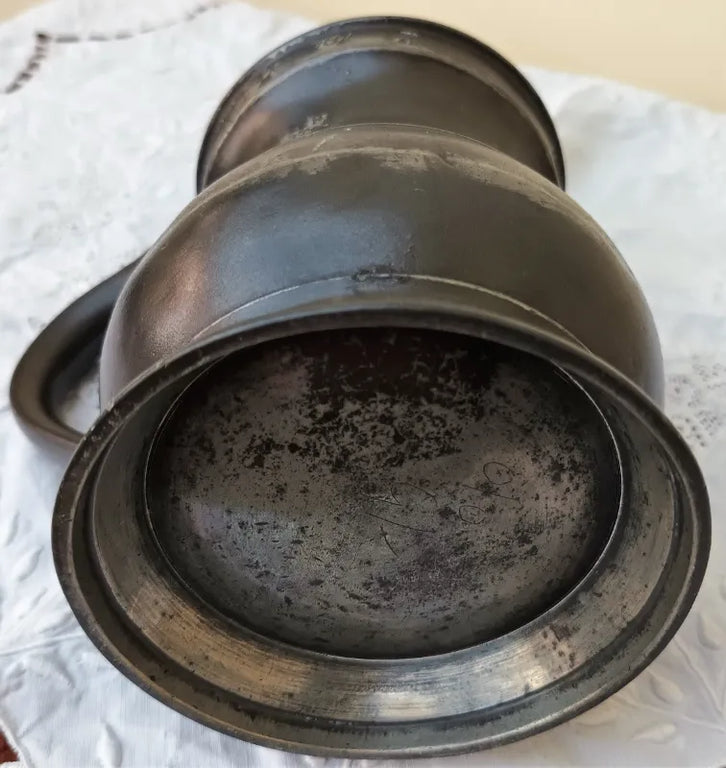 Georgian Pewter Pint Baluster Measure ~ James Yates