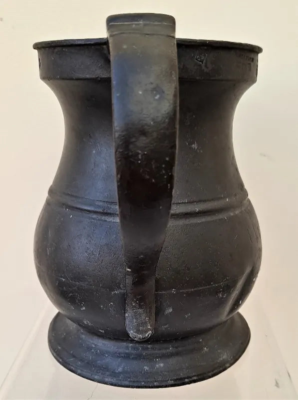 Set of 3 Antique Georgian Pewter Baluster Measures ~ James Yates