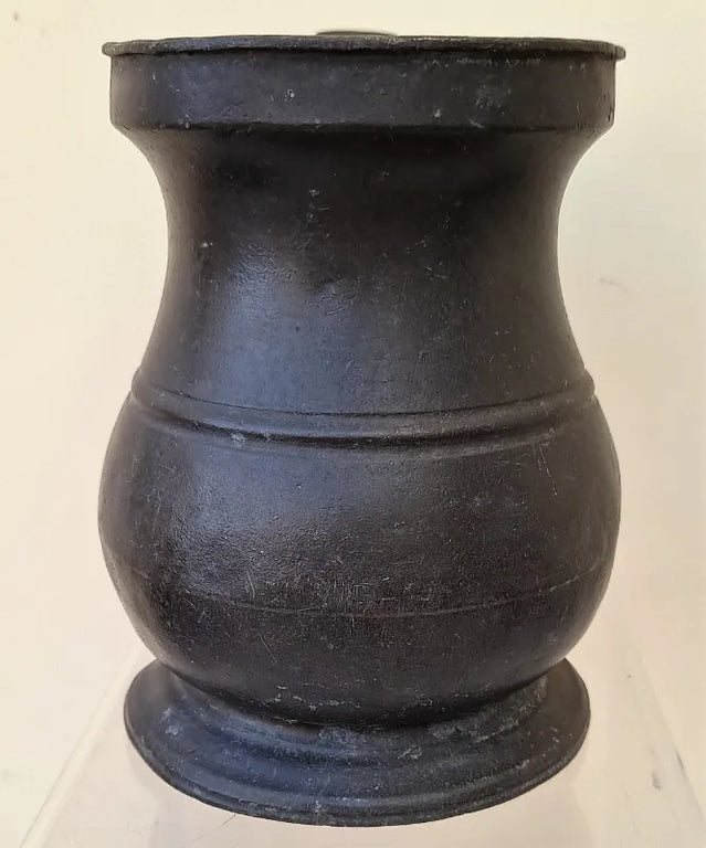 Set of 3 Antique Georgian Pewter Baluster Measures ~ James Yates