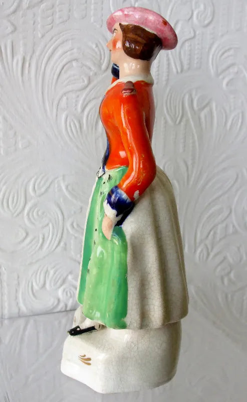 Antique Victorian Staffordshire Theatrical Figure 