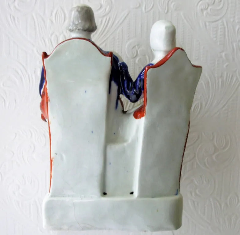 Antique Victorian Staffordshire Portrait Figure 