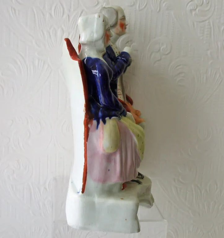 Antique Victorian Staffordshire Portrait Figure 