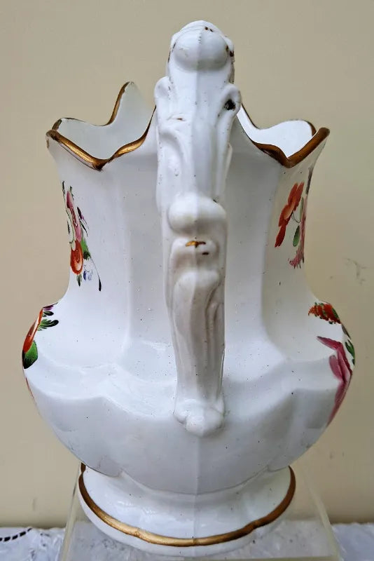 Antique English Georgian / Victorian Porcelain Commemorative Jug ~ John Baley 1837