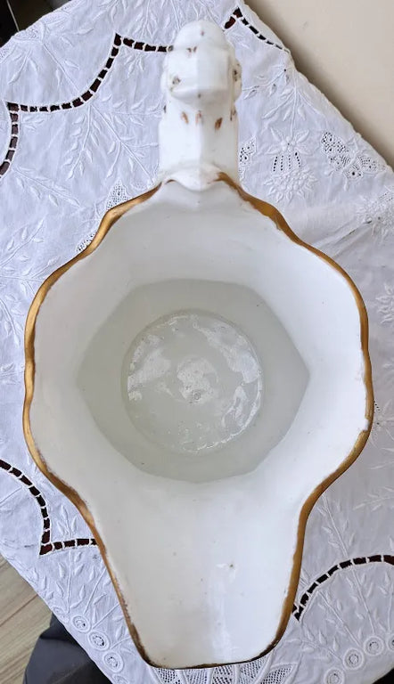 Antique English Georgian / Victorian Porcelain Commemorative Jug ~ John Baley 1837