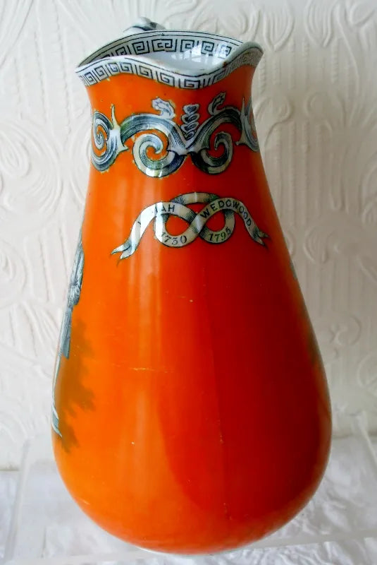 Antique Victorian Pratt-ware Commemorative Jug ~ 