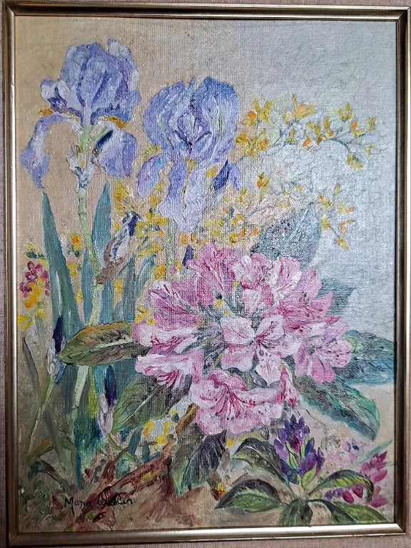 Framed Oil Painting on Canvas ~ 