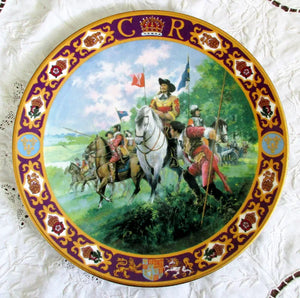 Royal Doulton Porcelain "King Charles I Battle of Edgehill" Plate