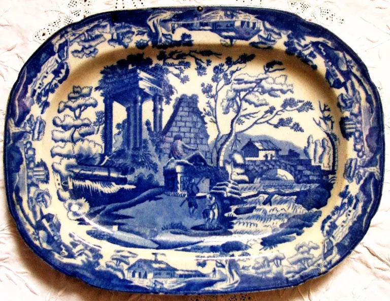 Georgian Blue & White 