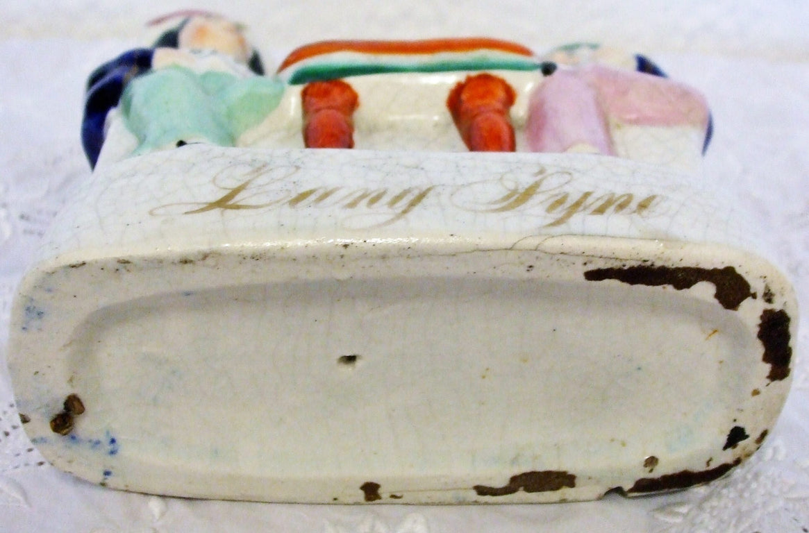 Antique Victorian Staffordshire Figure ~  