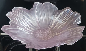 Vintage Venetian Lavender Glass Dish