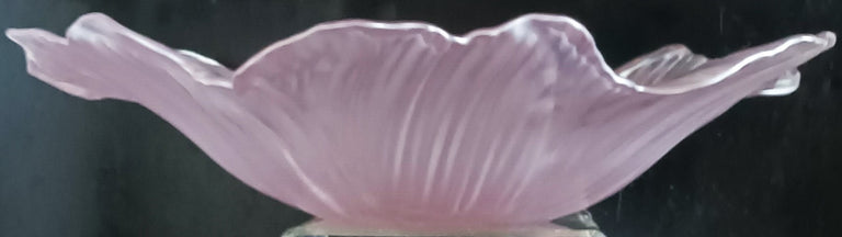Vintage Venetian Lavender Glass Dish