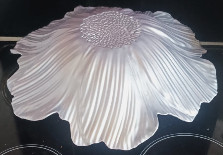 Vintage Venetian Lavender Glass Dish