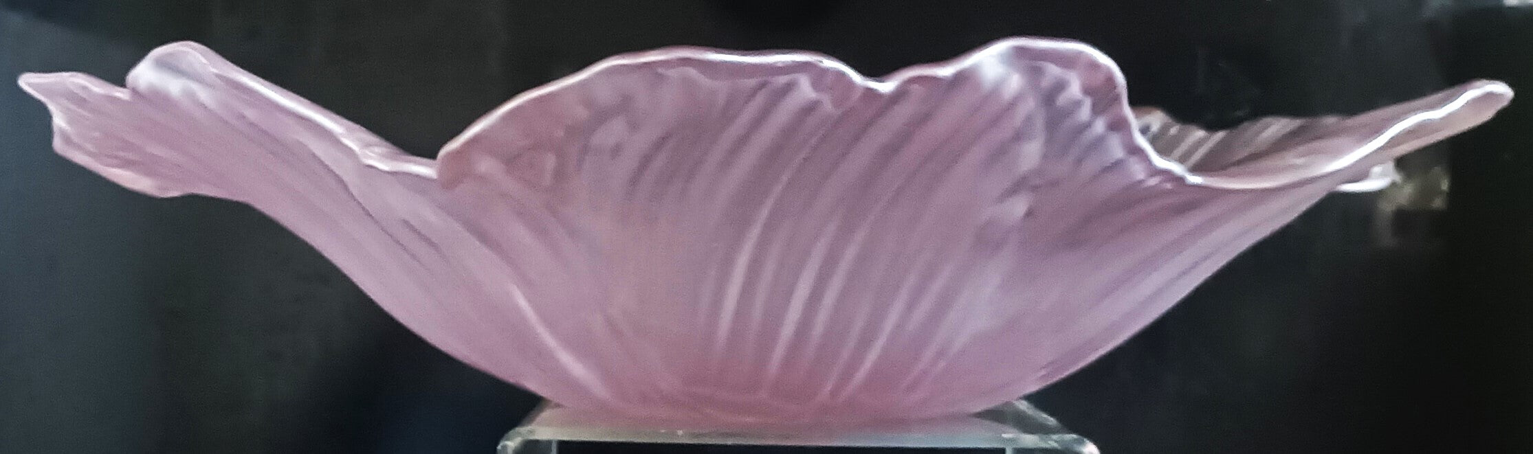Vintage Venetian Lavender Glass Dish