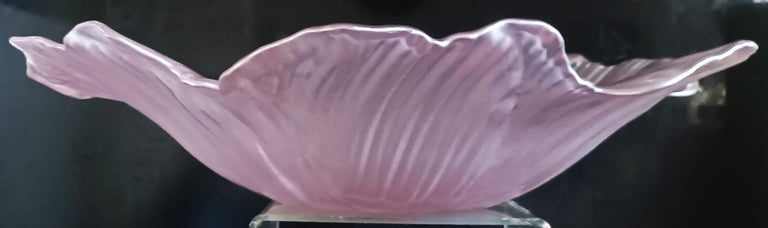 Vintage Venetian Lavender Glass Dish