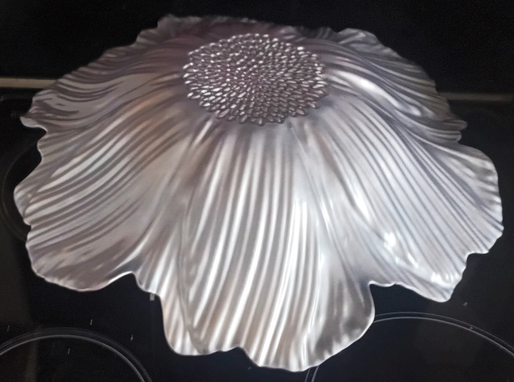Vintage Venetian Lavender Glass Dish