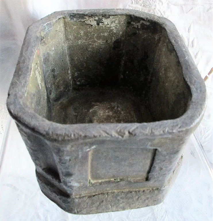 Antique Georgian Lead Tobacco Box