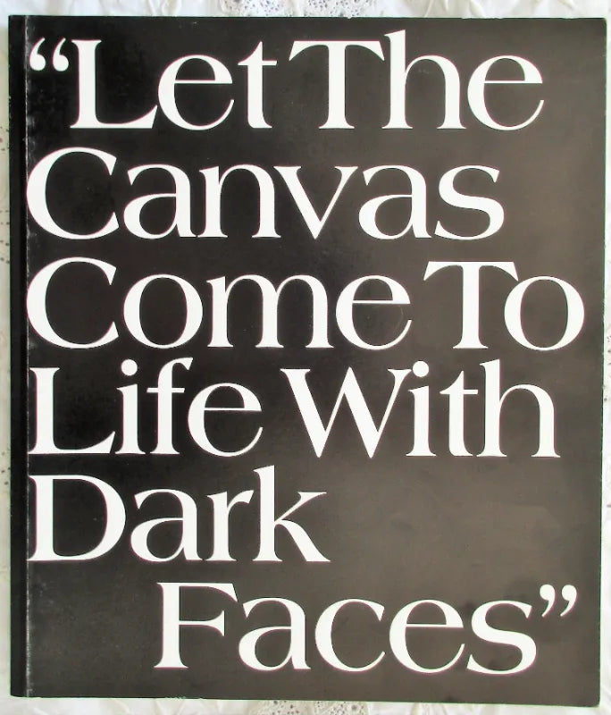 Let The Canvas Come To Life With Dark Faces